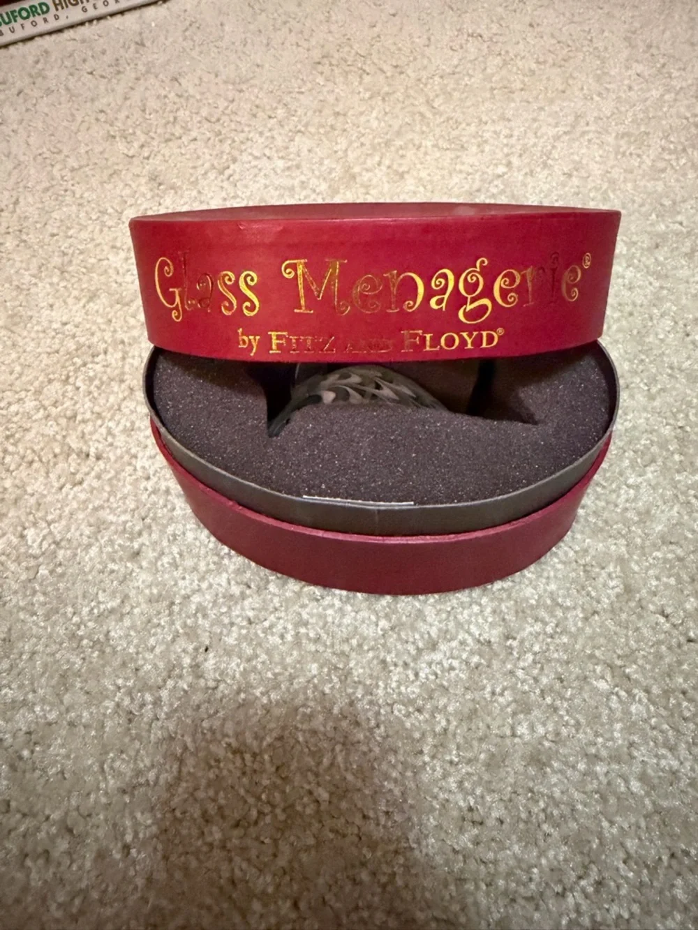 Fitz and Floyd Glass Beluga Whale - Picture 3 of 4